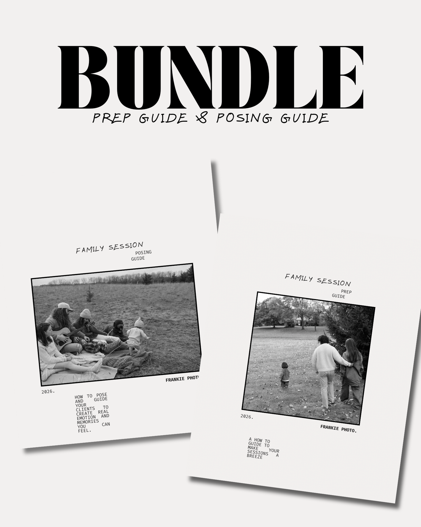 *BUNDLE* Prep Guide & Posing Guide